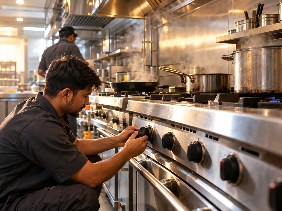 Gas & Kitchen Equipment application